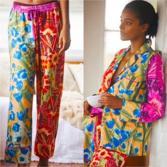 Anthropologie Other - ANTHROPOLOGIE ROEGIYA PAJAMAS SET SIZE SMALL